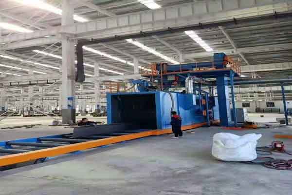 招（zhāo）遠吊鉤式（shì）拋丸機工作原理